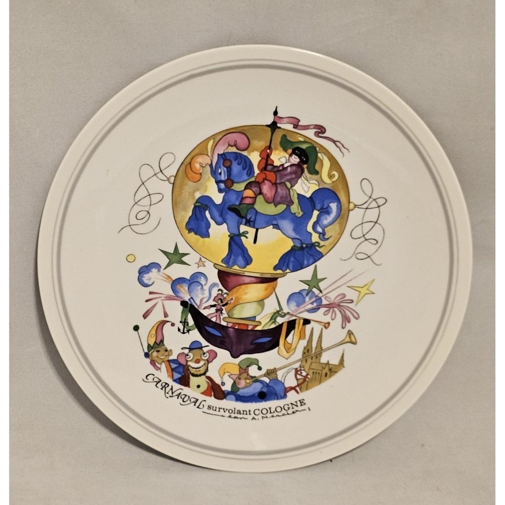 Villeroy & Boch LE BALLON Carnaval Survolant Cologne 8" Salad Plate